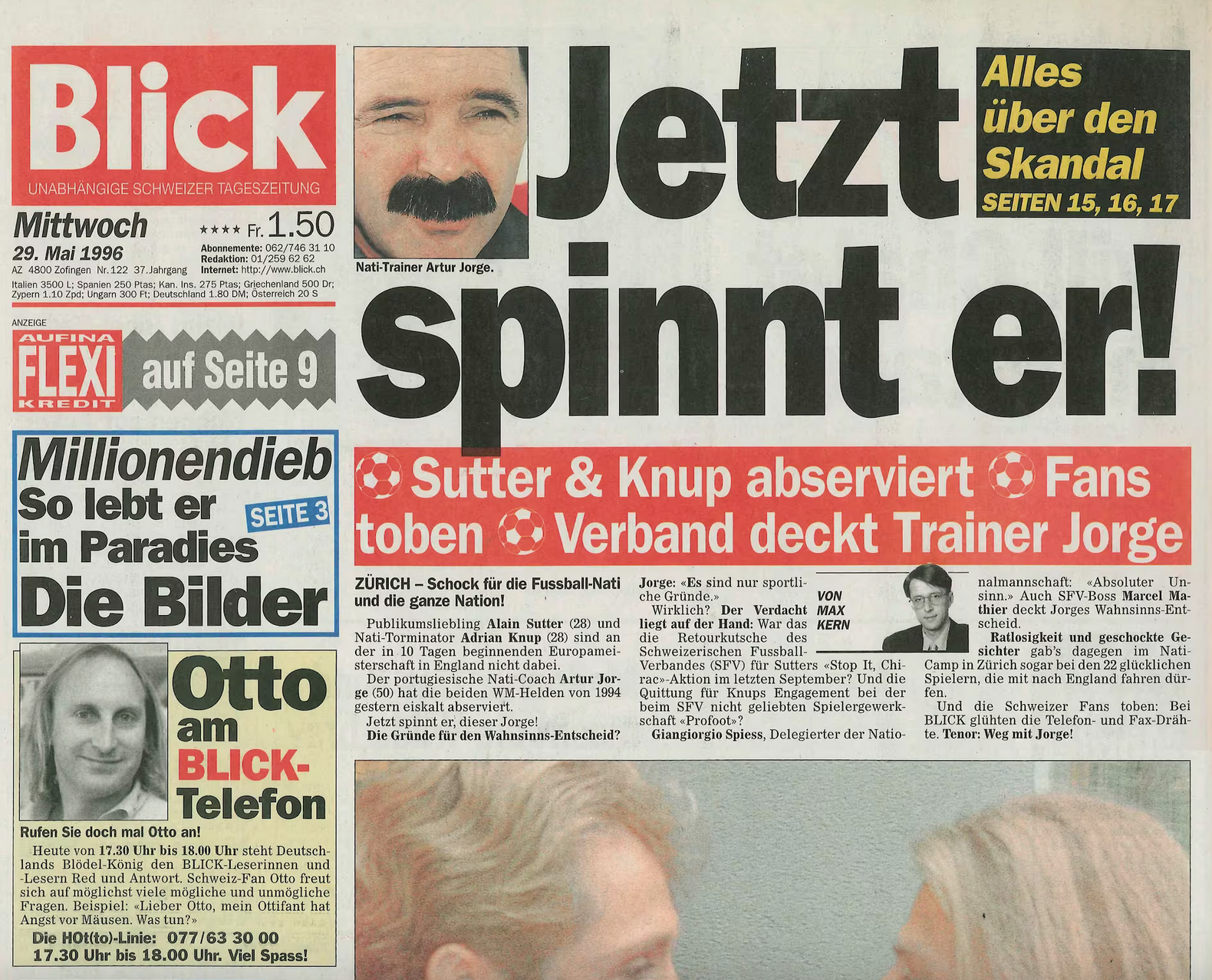 Diese Schlagzeile sorgte für Stirnrunzeln (Bild: Blick)